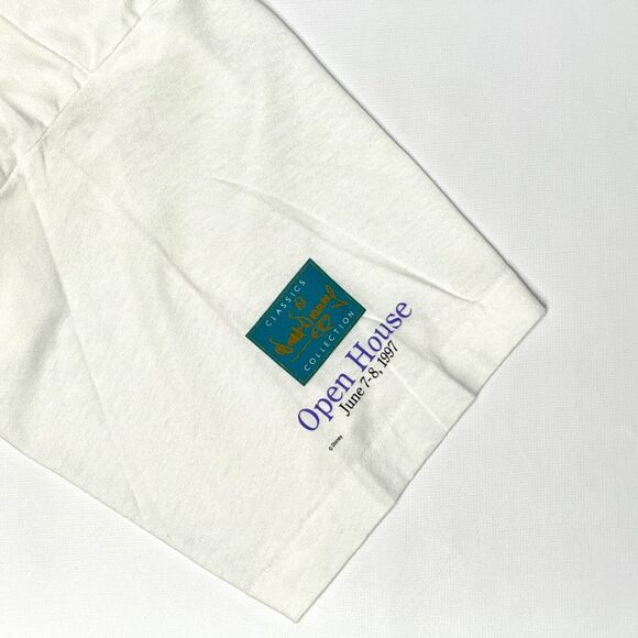 New Old Stock 1997 Disney World Pooh Single Stitch WDCC Open House T-Shirt XL - Picture 7 of 10